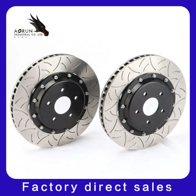 Kualitas  Good Quality Drilled And Slotted Brake Disc Carbon Ceramic Brake Disk For Passat Front Wheel pabrik