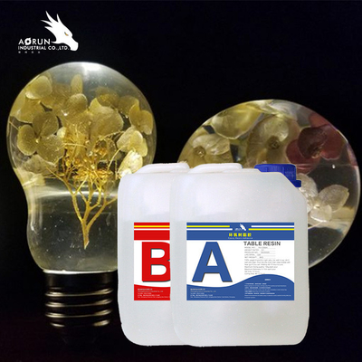 Non Toxic 3D Casting UV Resistant Epoxy Resin 3:1 Untuk Pelapisan
