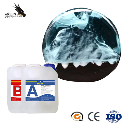 Defoaming Yellow UV Resistant Epoxy Resin Fast Non Toxic UV Resin Ramah Lingkungan