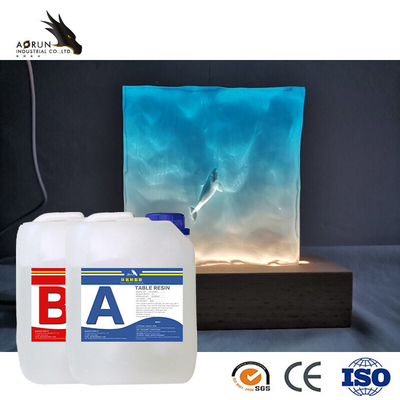 Top Coating Art Epoxy Resin Encapsulation Pengeringan Cepat Epoxy Tanpa Gelembung