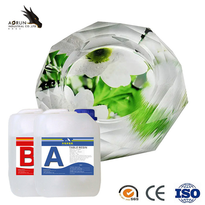 1:1 Resin Epoksi Bebas BPA Tanpa Gelembung Kristal Bening Viskositas Rendah