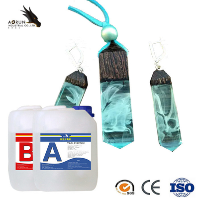 1:1 Resin Epoksi Bebas BPA Tanpa Gelembung Kristal Bening Viskositas Rendah
