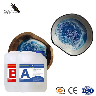 1:1 Resin Epoksi Bebas BPA Tanpa Gelembung Kristal Bening Viskositas Rendah