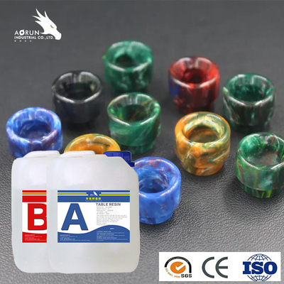 AB Glue Clear High Gloss Epoxy Clear Coat 2: 1 Lukisan Kerajinan Tangan AB