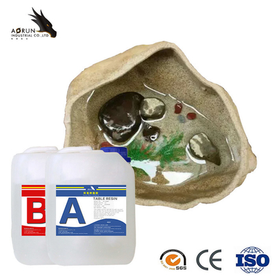 Resin Epoxy Seni Tahan UV Tanpa Voc Untuk Perhiasan Pengecoran Seni Panas Rendah
