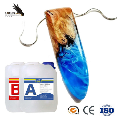 Resin Epoxy Seni Tahan UV Tanpa Voc Untuk Perhiasan Pengecoran Seni Panas Rendah