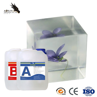 Meja Kayu Art Epoxy Resin Filler AB Fast Curing Clear Epoxy Resin