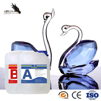 Meja Kayu Art Epoxy Resin Filler AB Fast Curing Clear Epoxy Resin