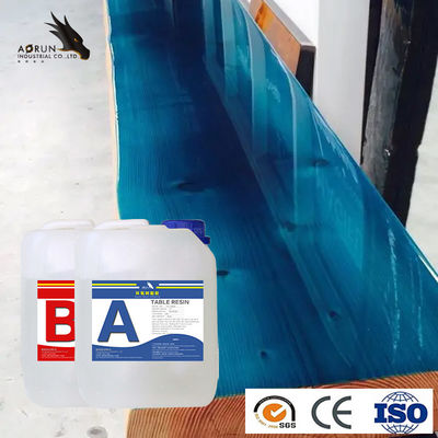 Luminositas Tinggi DIY Epoxy Resin Clear Casting Epoxy Tahan Pelarut Tinggi