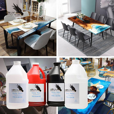 Dua Bagian Clear Epoxy Resin Untuk Epoxy Countertops Diy Clear Liquid Epoxy Resin Wood