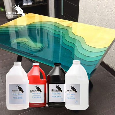 Perekat Aorun AZX-882 Grosir Epoxy Resin Liquid Epoxy Resin Countertops