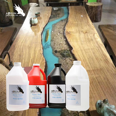 Epoxy Resin Kit Coating Kayu Karya Seni Gloss Epoxy Countertops DIY Table Top