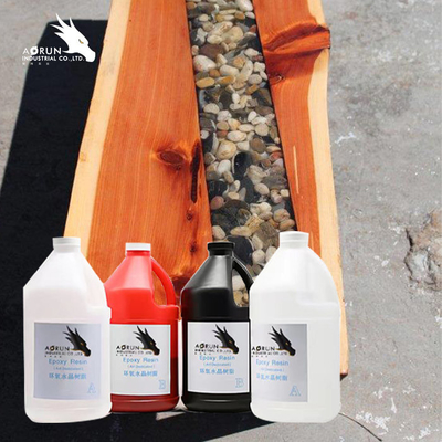 Rasio Pencampuran 1:1 Epoxy Resin AB Lem Untuk Meja Kayu Dan Kerajinan Pembuatan Meja DIY