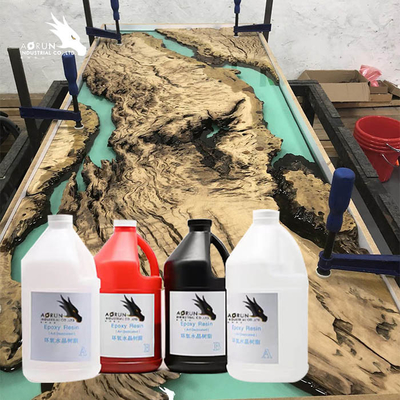 Meja Marmer AB Epoxy Resin Non VOC Crystal Clear Solvent Free