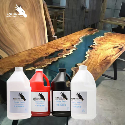 Meja Marmer AB Epoxy Resin Non VOC Crystal Clear Solvent Free