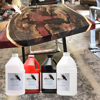 Meja Marmer AB Epoxy Resin Non VOC Crystal Clear Solvent Free