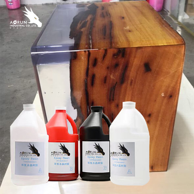 1:1 AB Countertop Epoxy Resin Tidak Berwarna Untuk Kerajinan Perhiasan Casing Ponsel