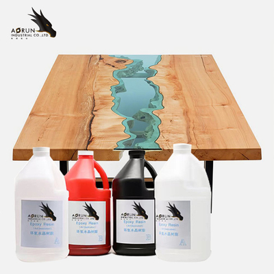 Bar Countertops River Resin Crystal Clear Epoxy AB Glue Transparan Murni