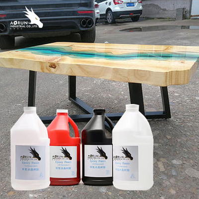 Bar Countertops River Resin Crystal Clear Epoxy AB Glue Transparan Murni