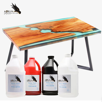 Bar Countertops River Resin Crystal Clear Epoxy AB Glue Transparan Murni