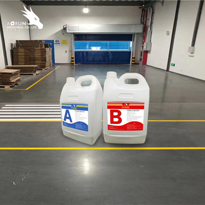 VOC Gratis Eco Friendly Epoxy Resin Coating Beton Lantai Garasi Lukisan