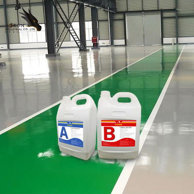 Tahan Gores Self Leveling Epoxy Resin 90D Hardness Untuk Penyegelan Permukaan Lantai