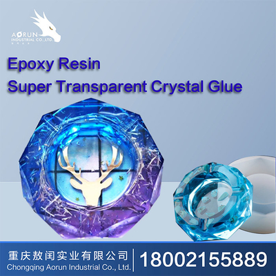 Super Clear Liquid Epoxy Art Resin Crystal Deep Casting Kekuatan Tinggi
