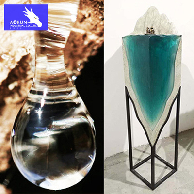 Crystal Clear Art Epoxy Resin Table Cairan Transparan Viskositas Rendah