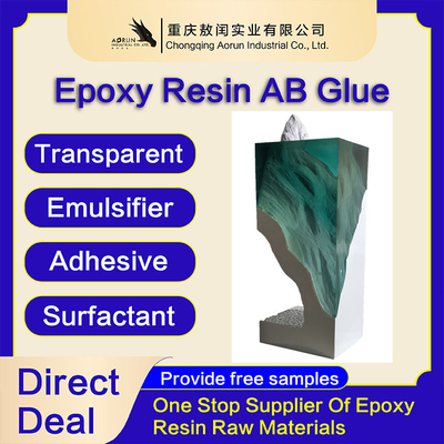 Crystal Clear Art Epoxy Resin Table Cairan Transparan Viskositas Rendah