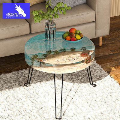 Karya Seni Kerajinan 3D Epoxy Resin Kanvas Lukisan / Pelapis Lantai Lem AB