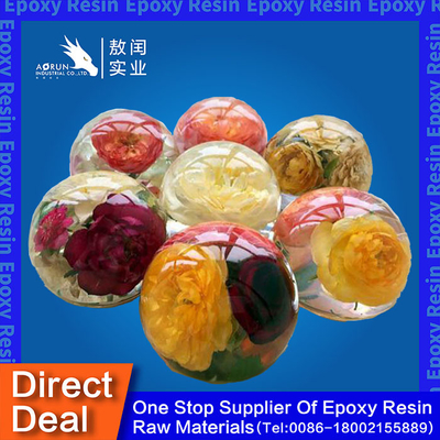 UV Art Epoxy Resin Transparan Untuk Silikon Disesuaikan