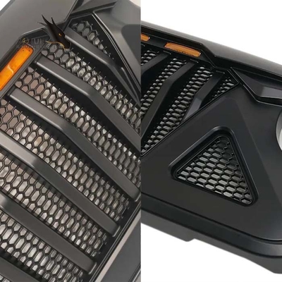 Aksesoris Mobil Grille Cocok untuk Jeep Wrangler JL 2018 2019 2020 2021 Aksesoris