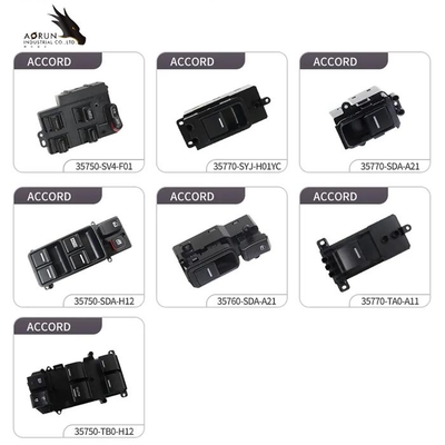 Bagian Otomatis Sistem Listrik Kiri Depan Power Window Lift Switch 35750-SDA-H12 Saklar Mobil untuk HONDA Accord