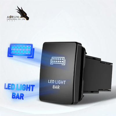 Merek Aorun 12V Berbagai Simbol LED Light Bar Saklar Tombol Tekan Toyota Switch Saklar Kontrol Pusat Mobil