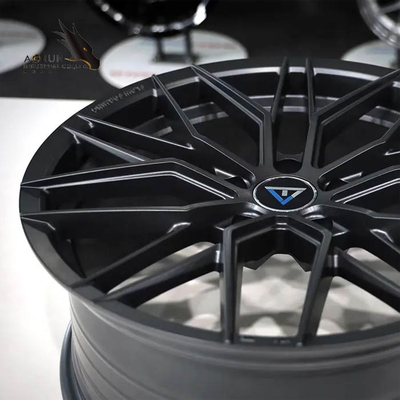 China Memproduksi Felgen Matt Black 18x8 PCD5x114.3 Velg Velg Roda Mobil Penumpang &amp; Roda Ban