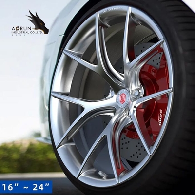 Roda kustom 16 hingga 24 inci paduan aluminium 6061-T6 5x130 5x112 5x120 5x108 5x114.3 Pelek ringan untuk rs6
