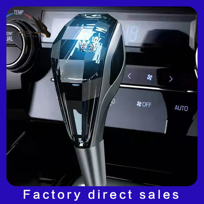 Auto Interior Aksesoris Sentuhan Kristal Bercahaya Pommeau De Levier De Vitesse De Voiture RGB Led Shift Knob Gear Mobil