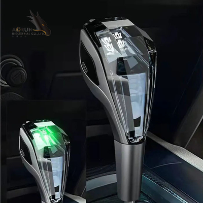 Auto Interior Aksesoris Sentuhan Kristal Bercahaya Pommeau De Levier De Vitesse De Voiture RGB Led Shift Knob Gear Mobil