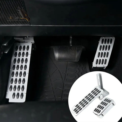 Aksesoris Mobil Adjustable Driver Foot Peg &amp; Pedal Gas untuk Jeep Wrangler JK 2007-201