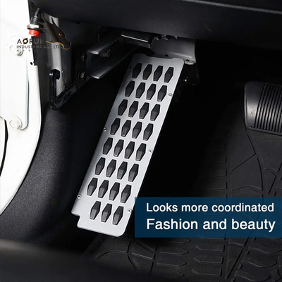 Aksesoris Mobil Adjustable Driver Foot Peg &amp; Pedal Gas untuk Jeep Wrangler JK 2007-201