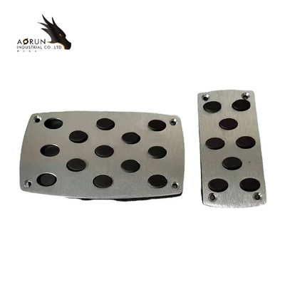Terima Custom Murah Kualitas Bagus Aluminium Alloy Non-Skid Pedal Pad Accelerator Foot Pedal For Universal Car