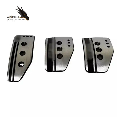 Terima Custom Murah Kualitas Bagus Aluminium Alloy Non-Skid Pedal Pad Accelerator Foot Pedal For Universal Car