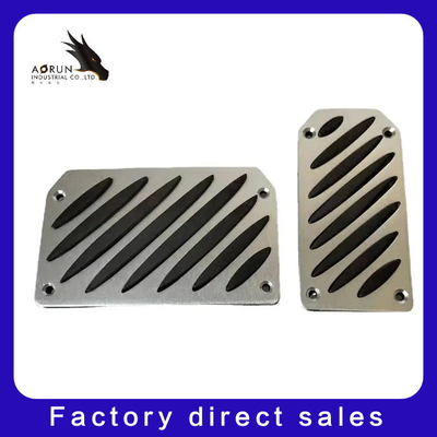 Terima Custom Murah Kualitas Bagus Aluminium Alloy Non-Skid Pedal Pad Accelerator Foot Pedal For Universal Car