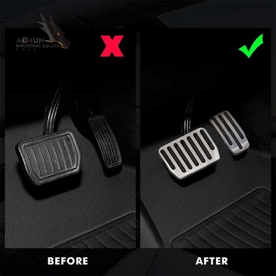 Berlaku Untuk TeslaModel3Y Brake Accelerator Pedal Rest Pedal 21 Upgrade Anti-Skid Switch Pedal