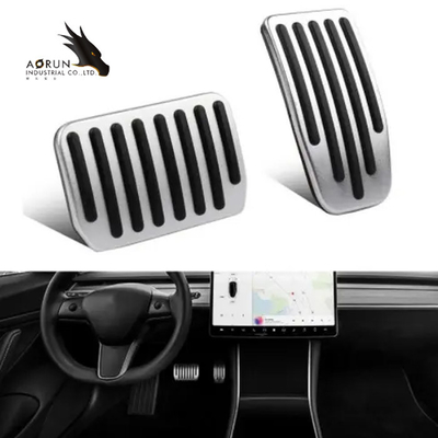 Kinerja Pedal Gas Rem Untuk Tesla Model 3/Y -2022 Pedal Kaki Bantalan 2Pcs Aksesoris Mobil