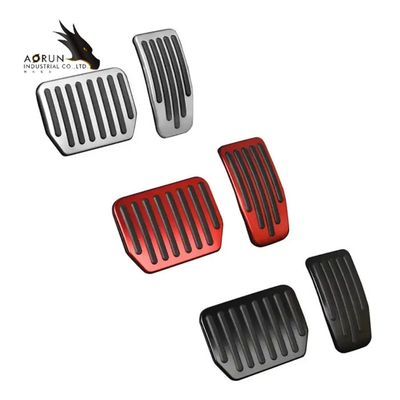 Foot Pedal Pads Set Untuk Tesla Model 3 Model Y Non-Slip Performance Aluminium Aksesoris Mobil