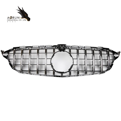 Mobil Depan Bumper Grille Grill Untuk Mercedes Benz C Class W205 2014-2018 Diamond Style Balap Pemanggang