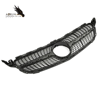 Mobil Depan Bumper Grille Grill Untuk Mercedes Benz C Class W205 2014-2018 Diamond Style Balap Pemanggang