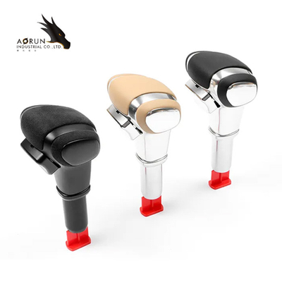 Tombol Shift Bola Tangan Tuas Shift Bola Tangan Serat Karbon Interior Suku Cadang Mobil Gear Lever untuk Porsche Cayenne 2011-2017