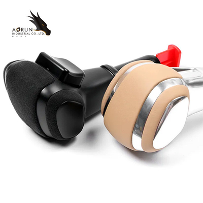 Tombol Shift Bola Tangan Tuas Shift Bola Tangan Serat Karbon Interior Suku Cadang Mobil Gear Lever untuk Porsche Cayenne 2011-2017